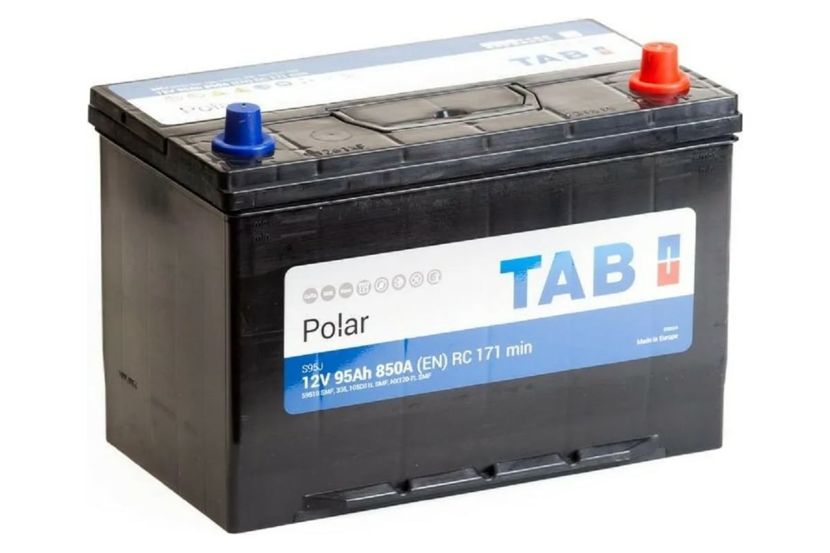  батарея TAB Polar 6СТ-95.0 59518 яп. ст./бортик 246895 .