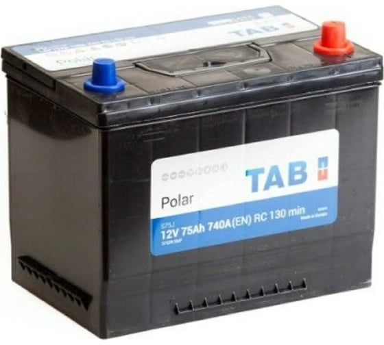  батарея TAB Polar 6СТ-75.0 57529 яп. ст./бортик 246875 .