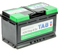 Аккумуляторная батарея TAB AGM Stop&Go 6СТ-80.0 213080