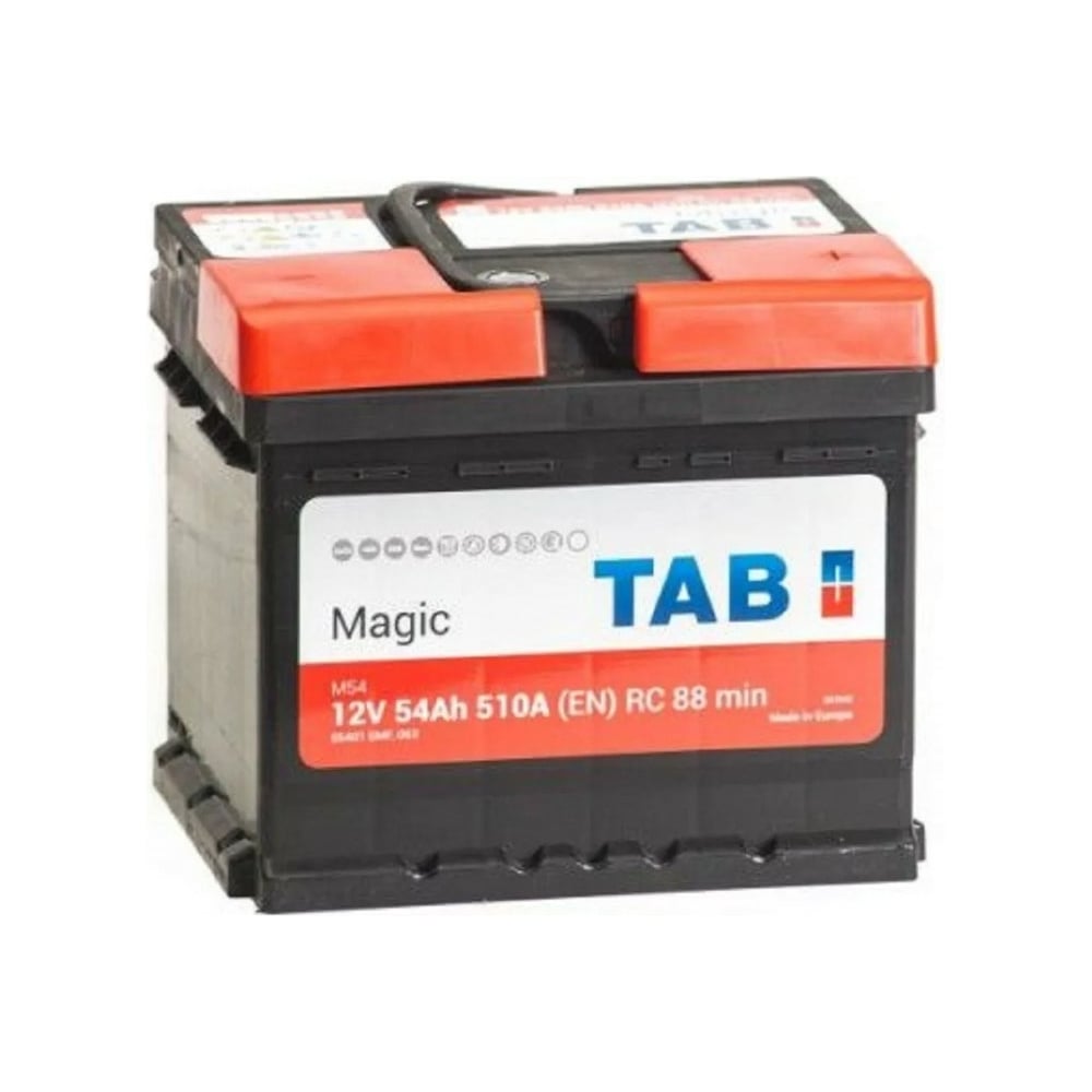 Аккумуляторная батарея TAB Magic 6СТ54.0 низкий 189054 выгодная цена