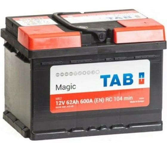 Аккумуляторная батарея TAB Magic 6СТ-62.0 низкий 189063 23398095