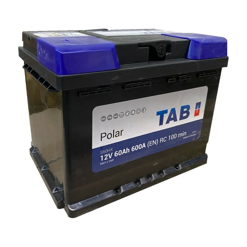 Аккумуляторная батарея TAB Polar 6СТ-60.1 56013 246162 - выгодная цена,  отзывы, характеристики, фото - купить в Москве и РФ