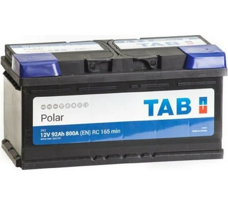 Аккумуляторная батарея TAB Polar 6СТ-92.0 59220 низкий 246092