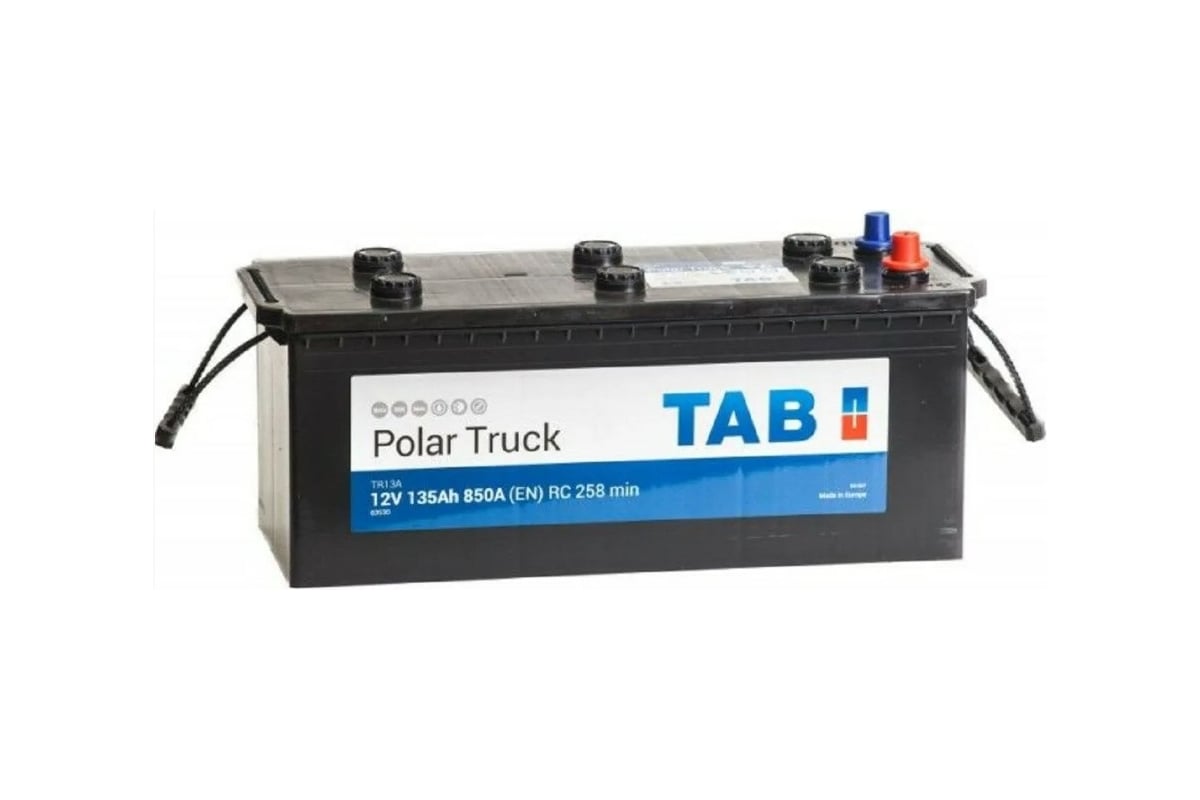 Аккумуляторная батарея TAB Polar Truck 6СТ-135 евро. конус 942912 ...