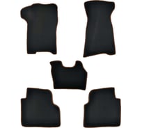 Коврики PSV для Chevrolet Niva 2002-2020 г.в., черный, черный кант, EVA 134031