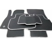 Коврики PSV для Lada Xray 2015 г.в., черный, серый кант, EVA 134241