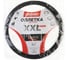 Оплетка SKYWAY Large-2 2XL, черная с серой прострочкой экокожа S01102492 2
