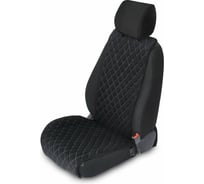 Накидка на сиденье автомобиля Vicecar из алькантары, универсальная, 1 шт. NA001_серый