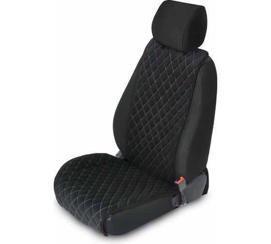Накидка на сиденье автомобиля Vicecar из алькантары, универсальная, 1 шт. NA001_серый 1