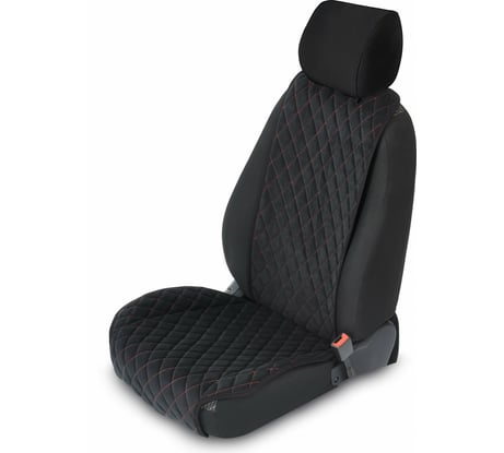 Накидка на сиденье автомобиля Vicecar из алькантары, универсальная, 1 шт. NA001_красный