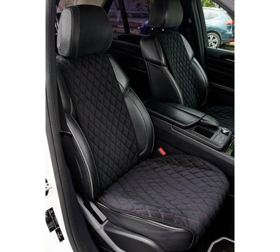 Накидка на сиденье автомобиля Vicecar из алькантары, универсальная, 1 шт. NA001_красный