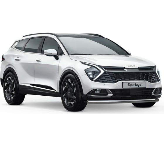 Защита переднего бампера Rival d57 для Kia Sportage V 2021-н.в., нерж. сталь, 1 ч. R.2814.001