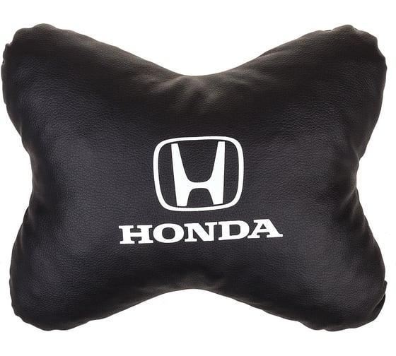 Подушка на подголовник SKYWAY SW кожа иск., черная, HONDA S08002002 1