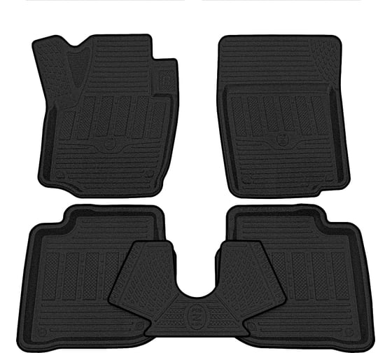 Салонные коврики REZKON 3D Evaplast ворсовые, черные, для Kia Cerato 18-Н.В. 4521010300 1