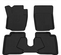 Салонные коврики REZKON 3D Evaplast ворсовые, черные, для Nissan Almera ВАЗ 13-18 4525005200