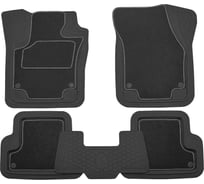 Салонный резиновый коврик REZKON Transformer черный универсальный KonturLine 3038010100