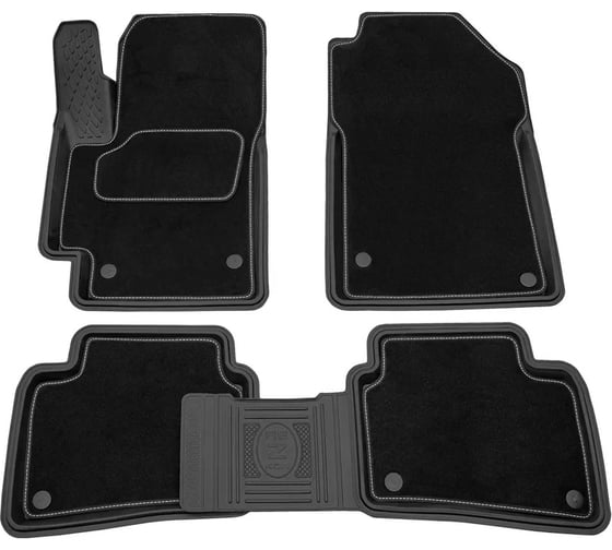 Салонный резиновый коврик REZKON Transformer черный для Toyota Land Cruiser 200 15-Н.В. Ser.S 3034025300 1