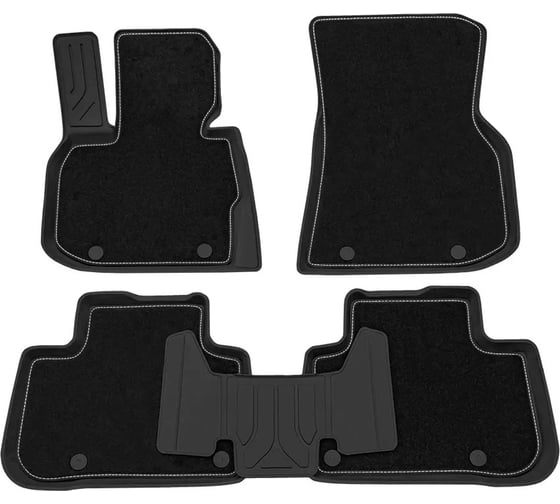 Салонный резиновый коврик REZKON Transformer черный для Toyota Land Cruiser Prado 150 17-Н.В. Ser.S 3034030300 1