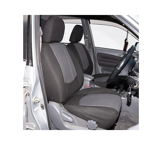Чехлы сиденья SKYWAY TOYOTA RAV-4 с 2000-2005 SUV XA20, жаккард, 12 предметов S01306010