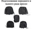 Чехлы сиденья SKYWAY для RENAULT DUSTER 2010-2015 хэтчбек Privilege, 12 предметов S01306024 9