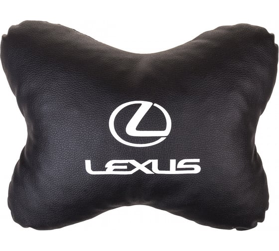 Подушка на подголовник SKYWAY SW LEXUS кожа иск. черная S08002003