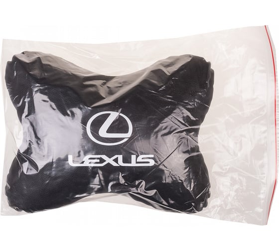 Подушка на подголовник SKYWAY SW LEXUS кожа иск. черная S08002003
