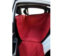 Автогамак для перевозки собак на 2/3 заднего сиденья A&P Rich Dog (Рич Дог) красный ARDD109