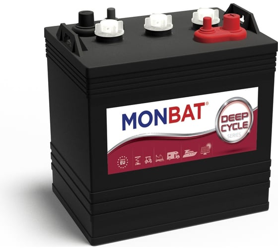 Тяговая аккумуляторная батарея MONBAT 6В, 225 Ач С20 MP6VUS DC-225 1