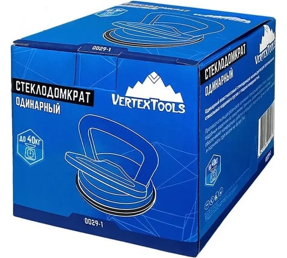 Одинарный стеклодомкрат vertextools 0029-1