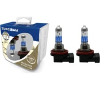 Лампы Tungsram H11 12V-55W Megalight Ultra +130, упаковка 2 шт. 53110XNU PB2