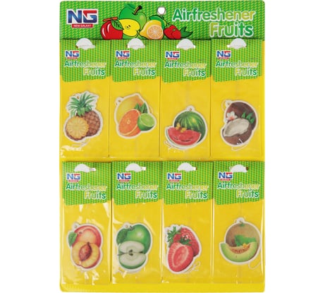 Бумажный ароматизатор NEW GALAXY Фрукты, цена за 1шт 794-531