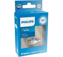 Автолампа PHILIPS W16W, W2.1x9.5d, LED, WHITE, Ultinon Pro6000, 6000 К, 250 Лм, 12 В 11067CU60X1