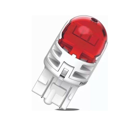 Автолампа PHILIPS W21/5W, W3х16q, LED, RED, Ultinon Pro6000, 75/15 Лм, 12 В 11066RU60X2