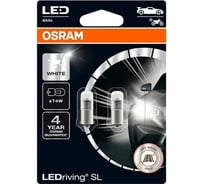 Автолампа Osram T4W, BA9s, LED, 6000 K, 12 В 3893DWP-02B