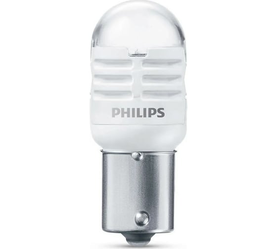 Автолампа PHILIPS P21W, BA15S, LED WHITE Ultinon Pro3000, 12 В 11498U30CWB2