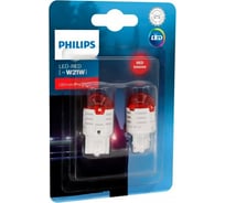 Автолампа PHILIPS W21W, W3х16d, LED RED Ultinon, Pro3000 SI, 12 В 11065U30RB2