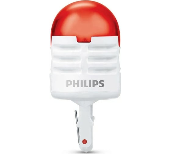 Автолампа PHILIPS W21W, W3х16d, LED RED Ultinon, Pro3000 SI, 12 В 11065U30RB2