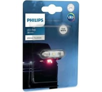 Автолампа PHILIPS C5W, SV8.5/8, LED, 38 мм, WHITE Ultinon Pro3000, 6000 K, 12 В 11854U30CWB1