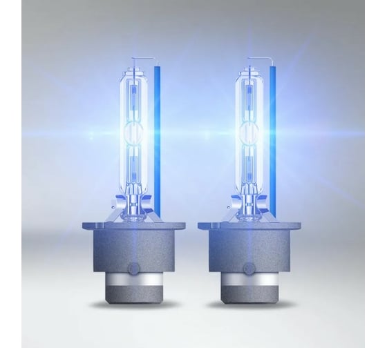 Автолампа Osram D2S, 35 Вт, P32d-2, XENON COOL BLUE INTENSE, 2 шт., 6200 K, 85 В 66240CBN-HCB