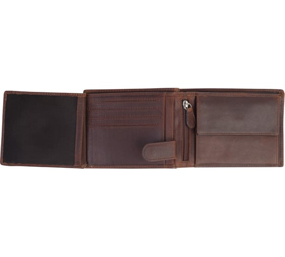 Бумажник Klondike Dawson, коричневый, 12,5х2,5х9,5 см KD1124-03