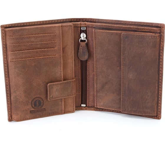 Бумажник Klondike Yukon, коричневый, 10х2х12,5 см KD1111-03