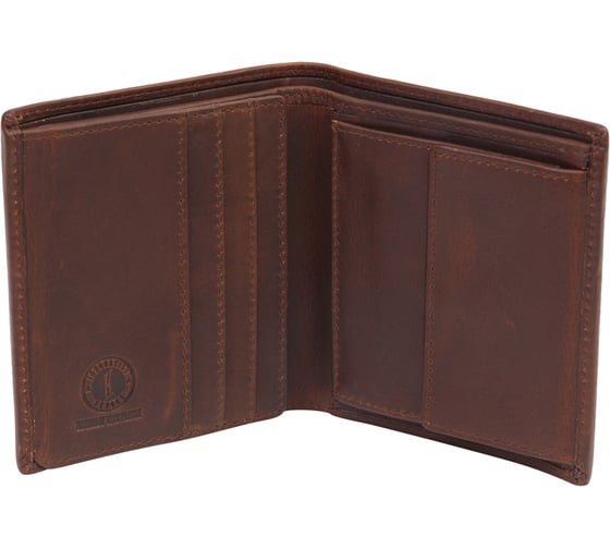 Бумажник Klondike Dawson, коричневый, 9,5х2х10,5 см KD1118-03