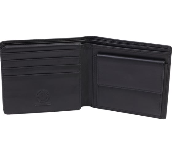 Бумажник Klondike Claim, черный, 12х2х9,5 см KD1107-01