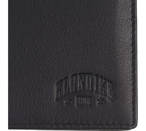 Бумажник Klondike Claim, черный, 12х2х9,5 см KD1107-01