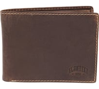 Бумажник Klondike Yukon, коричневый, 12,5х3х9,5 см KD1112-03