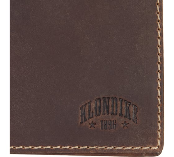 Бумажник Klondike Yukon, коричневый, 12,5х3х9,5 см KD1112-03