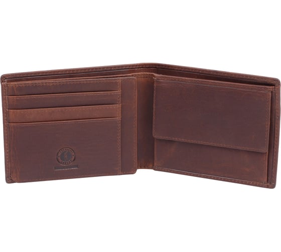 Бумажник Klondike Dawson, коричневый, 12х2х9,5 см KD1119-03
