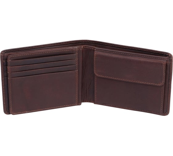 Бумажник Klondike Digger Angus, темно-коричневый, 12х9x2,5 см KD1041-03