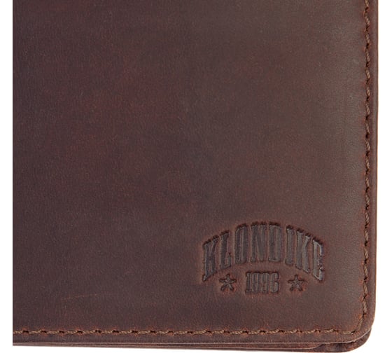 Бумажник Klondike Digger Angus, темно-коричневый, 12х9x2,5 см KD1041-03