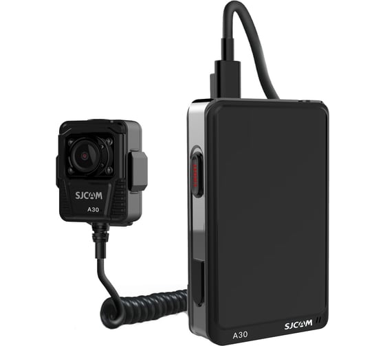 Персональный носимый видеорегистратор SJCAM A30, черный SJCAM-A30